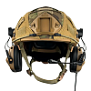 Комплект шлем FAST Team Wendy Helmet NIJ IIIA/наушники Earmor M32H MOD3/кавер M Койот