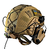 Комплект шлем FAST Team Wendy Helmet NIJ IIIA/наушники Earmor M32H MOD3/кавер L Койот