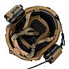 Комплект шлем FAST Team Wendy Helmet NIJ IIIA/наушники Earmor M32H MOD3/кавер XL Койот