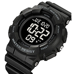 Чоловічі наручні спортивні годинники Skmei 2081 Чорний