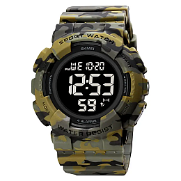 Чоловічі наручні спортивні годинники Skmei 2081 Камуфляж