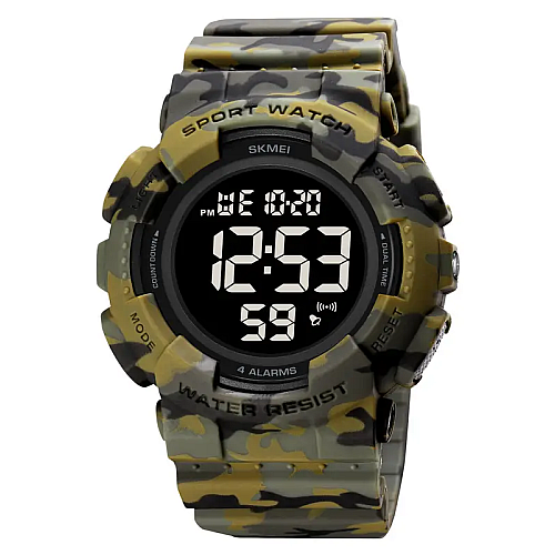 Чоловічі наручні спортивні годинники Skmei 2081 Камуфляж