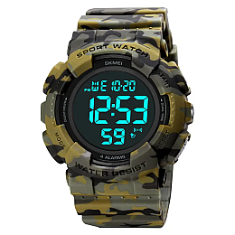 Чоловічі наручні спортивні годинники Skmei 2081 Камуфляж