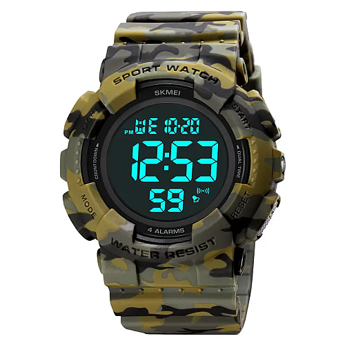 Чоловічі наручні спортивні годинники Skmei 2081 Камуфляж