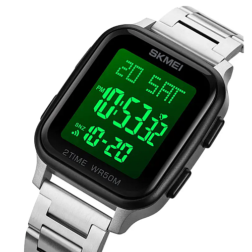 Мужские наручные часы Skmei 1859 на браслете Серебристый