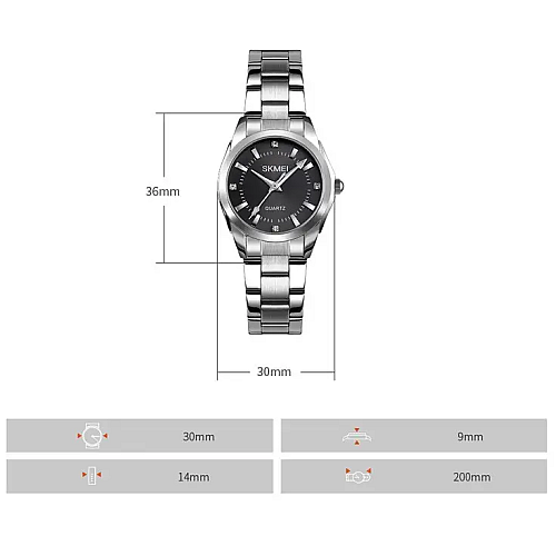Женские наручные часы Skmei 1620 Серебристый