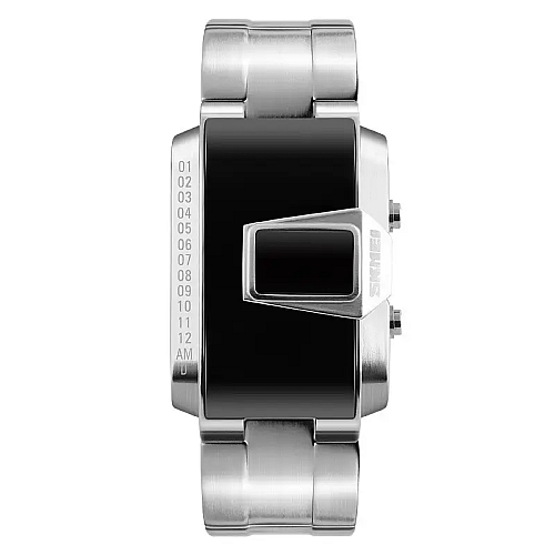 Мужские оригинальные часы Skmei 1179 Серебристый