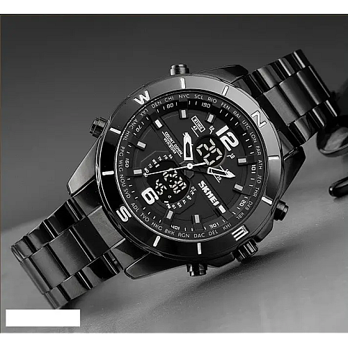 Мужские наручные часы Skmei 1670 Черный
