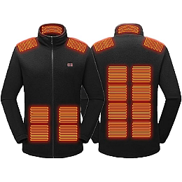 Кофта чоловіча з підігрівом No Brand 4XL Чорний (2033777493)