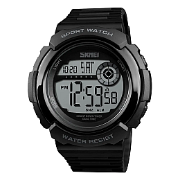 Чоловічі спортивні годинники Skmei 1367 Чорний