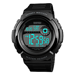 Чоловічі спортивні годинники Skmei 1367 Чорний