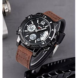 Часы наручные мужские Skmei 1618 Коричневый