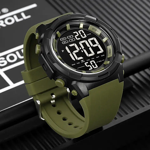 Мужские наручные часы Skmei 1845 Зеленый