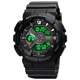 Чоловічі спортивні годинники Skmei 1828 Чорний