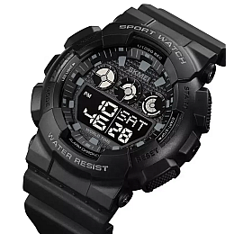 Чоловічі спортивні годинники Skmei 1857 Чорний