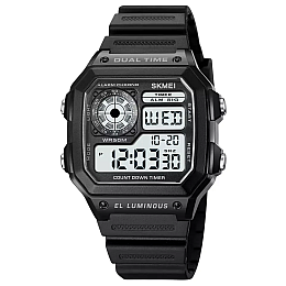 Чоловічі наручні спортивні годинники Skmei 1998 Чорний