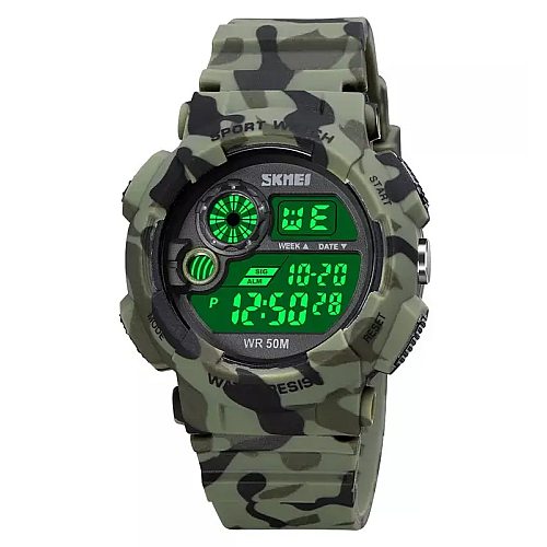 Мужские наручные часы Skmei 1718 Камуфляж