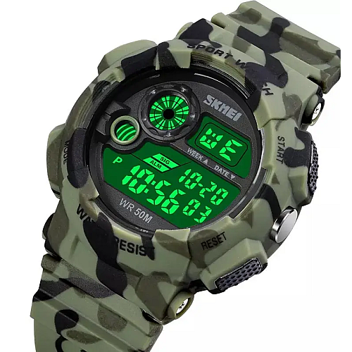 Мужские наручные часы Skmei 1718 Камуфляж