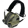 Тактичні активні навушники EARMOR М31 та кріплення на шолом OPS Core чебурашка Оливковий (2046553882)