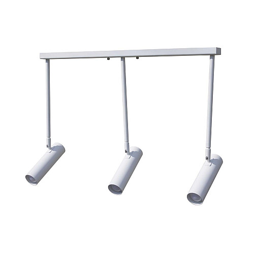 Светильник с поворотными плафонами на планке MSK Electric Telescope NL 1730-3 W