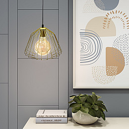 Светильник подвесной в стиле лофт MSK Electric Lattice NL 2724 G