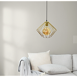 Светильник подвесной в стиле лофт MSK Electric Rhombus NL 3023 G