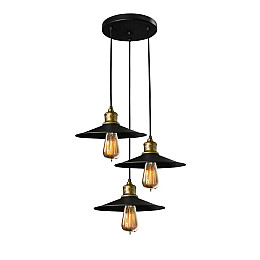 Светильник подвесной MSK Electric Brooklyn в стиле лофт на три лампы NL 117-260-3R