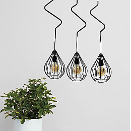 Светильник подвесной на три лампы MSK Electric Kaplya NL 1422-3