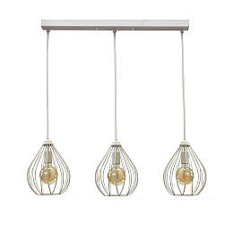 Светильник подвесной в стиле лофт на три лампы MSK Electric Kaplya NL 2229-3W