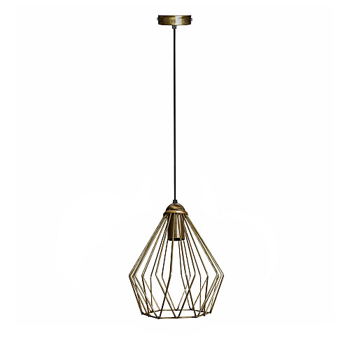 Светильник подвесной в стиле лофт MSK Electric Silvia NL 05371 BN бронза