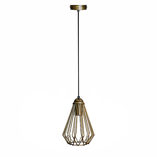 Светильник подвесной в стиле лофт MSK Electric Silvia NL 537 BN бронза