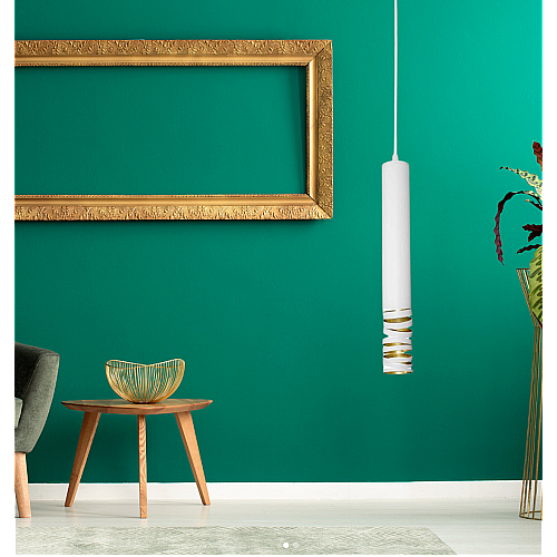 Светильник подвесной MSK Electric Spiral NL 3622-8 WH