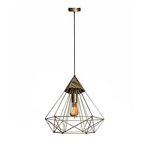 Светильник підвісний MSK Electric Crystal в стилі лофт NL 0541 BN бронза