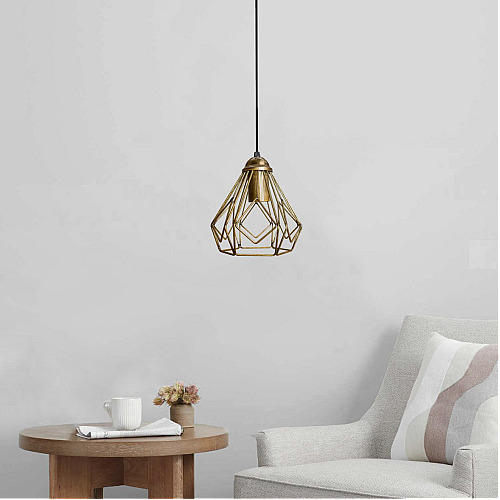 Светильник подвесной в стиле лофт MSK Electric Milan NL 538 BN бронза