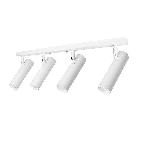 Светильник потолочный MSK Electric Telescope с поворотными плафонами на планке NL 1750-4 W