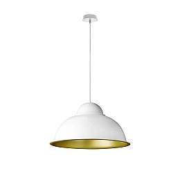 Светильник подвесной в стиле лофт MSK Electric Dome СП 3614 WH+GD