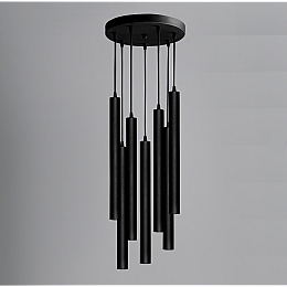 Светильник підвісний MSK Electric Elegant NL 4045-7R BK