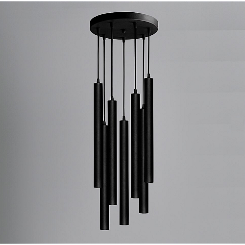 Светильник підвісний MSK Electric Elegant NL 4045-7R BK