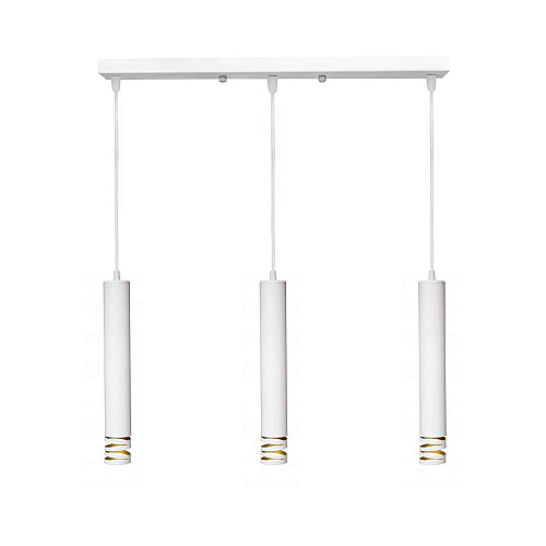 Светильник подвесной MSK Electric Spiral на три плафона в виде трубок NL 3622-3W