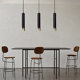 Светильник подвесной MSK Electric Slice на три плафона в виде трубок NL 3722-3