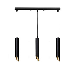 Светильник подвесной MSK Electric Slice на три плафона в виде трубок NL 3722-3