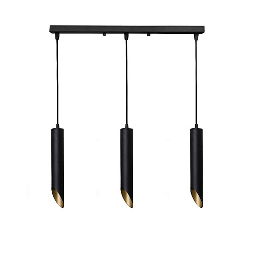 Светильник подвесной MSK Electric Slice на три плафона в виде трубок NL 3722-3