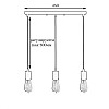 Светильник подвесной на планке MSK Electric Asket NL 660-3W