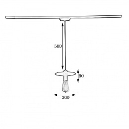Подвесной светильник на шинопровод MSK Electric Disk NT 2009