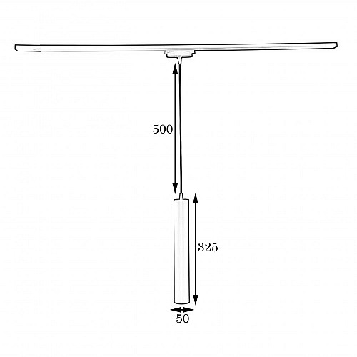 Подвесной трековый светильник MSK Electric Tube NT 3522 BN