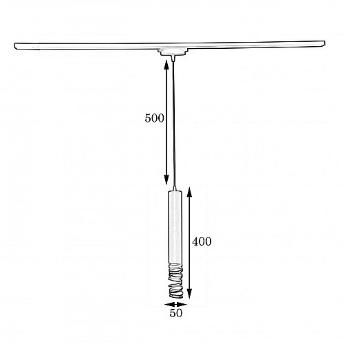 Светильник подвесной на треке в стиле лофт MSK Electric Spiral NT 3622-8