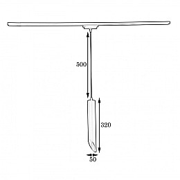 Светильник подвесной MSK Electric Slice на треке в стиле лофт NT 3722