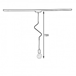 Трековый подвесной светильник в стиле лофт MSK Electric Storm NT 1442