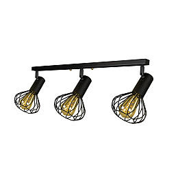 Светильник лофт настенно-потолочный MSK Electric Lotus NL 14151-3