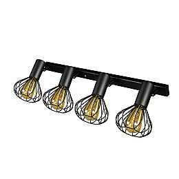 Светильник лофт настенно-потолочный MSK Electric Lotus NL 14151-4